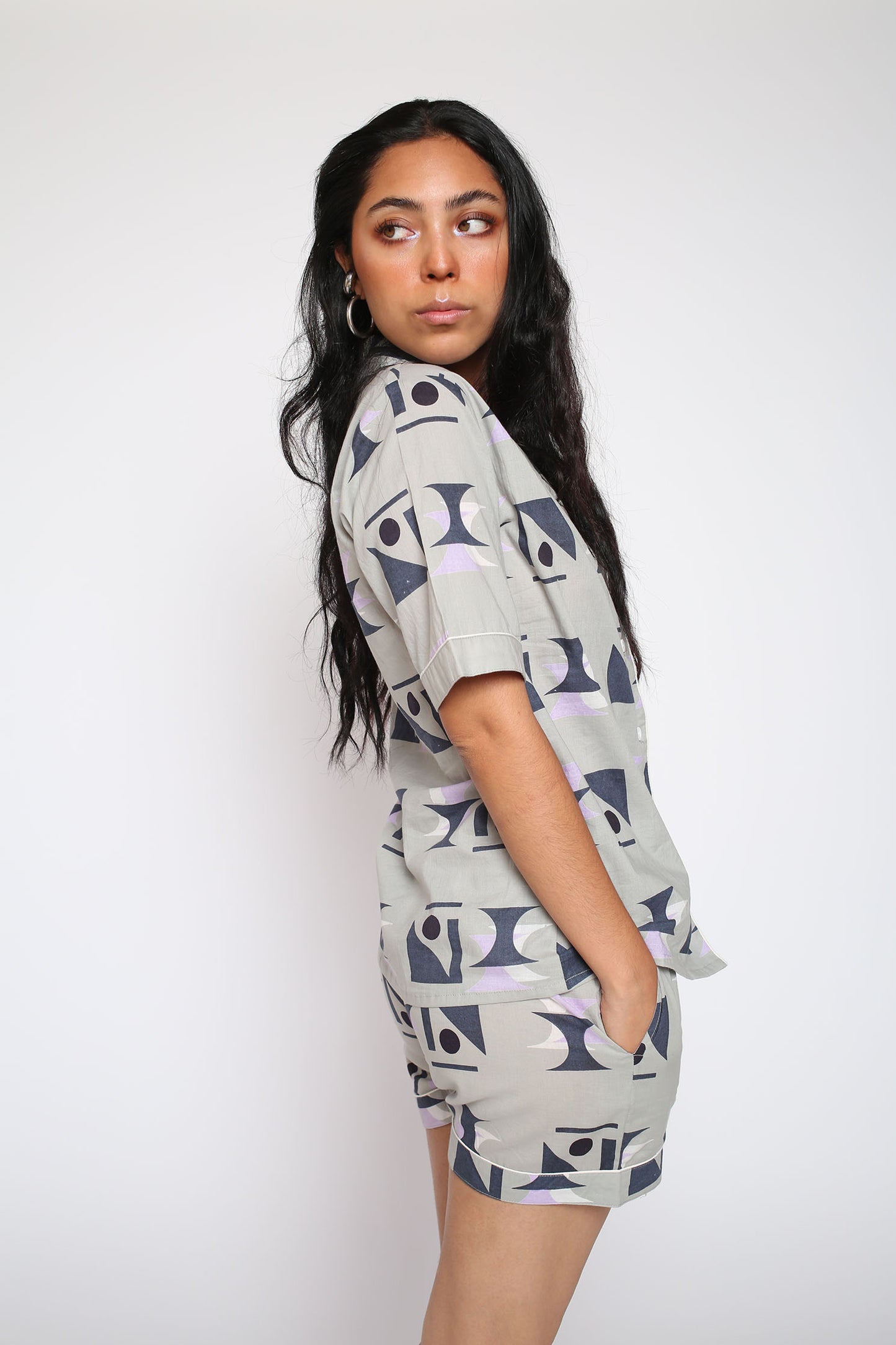 Grey Short Pajama's - Grey