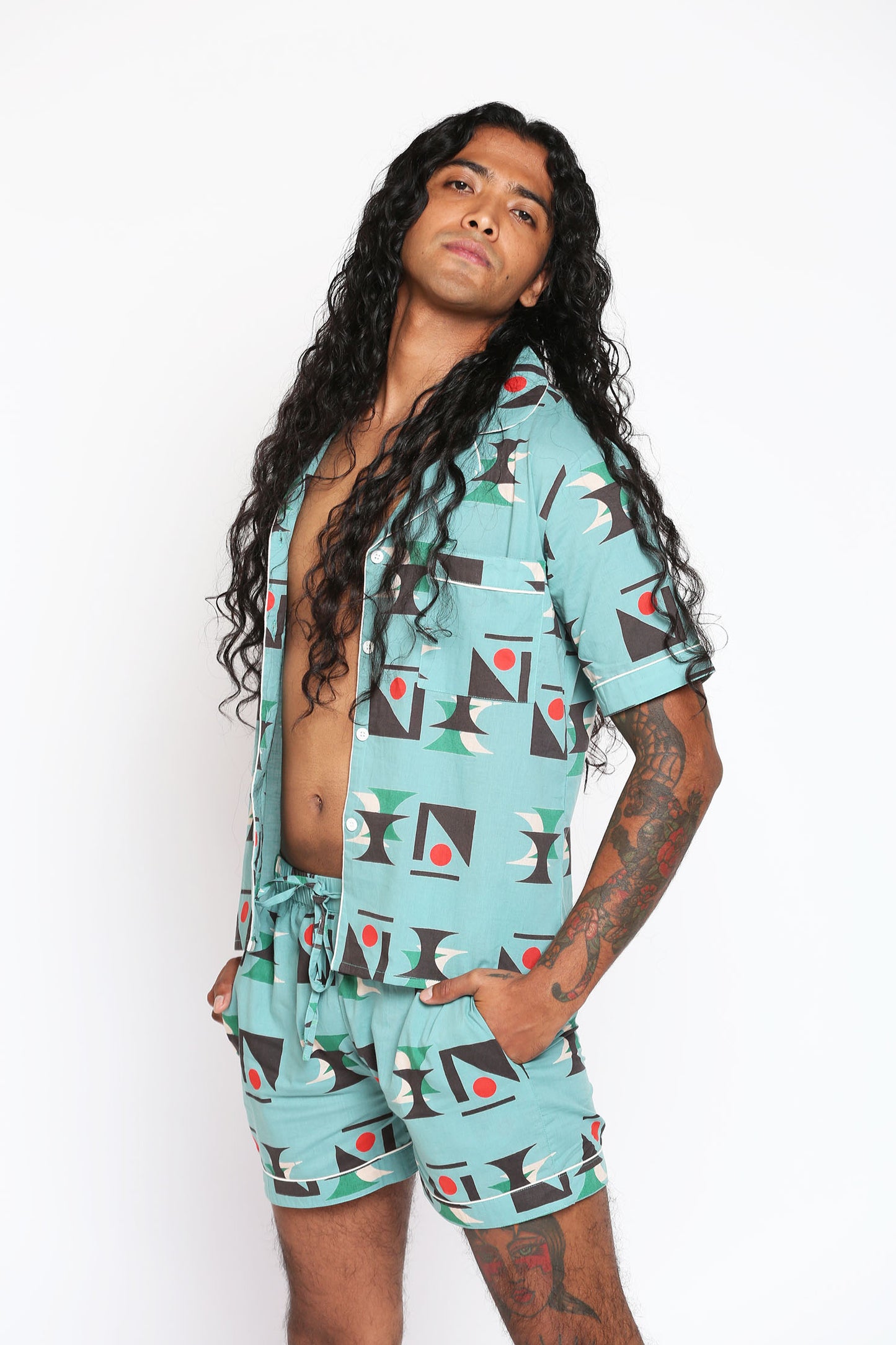 Teal Short Pajama's
