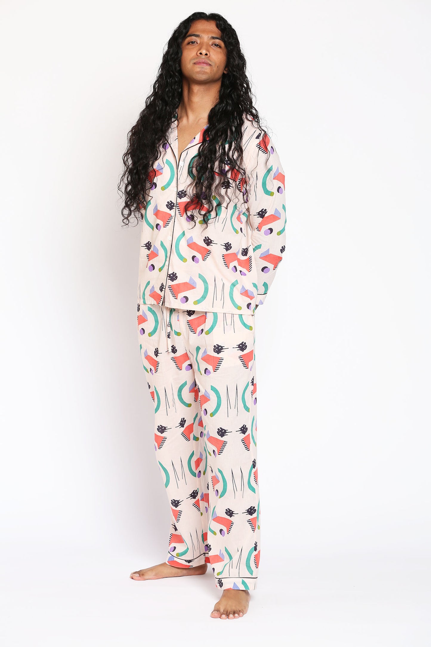 Ambient Long  Pajamas - Blush