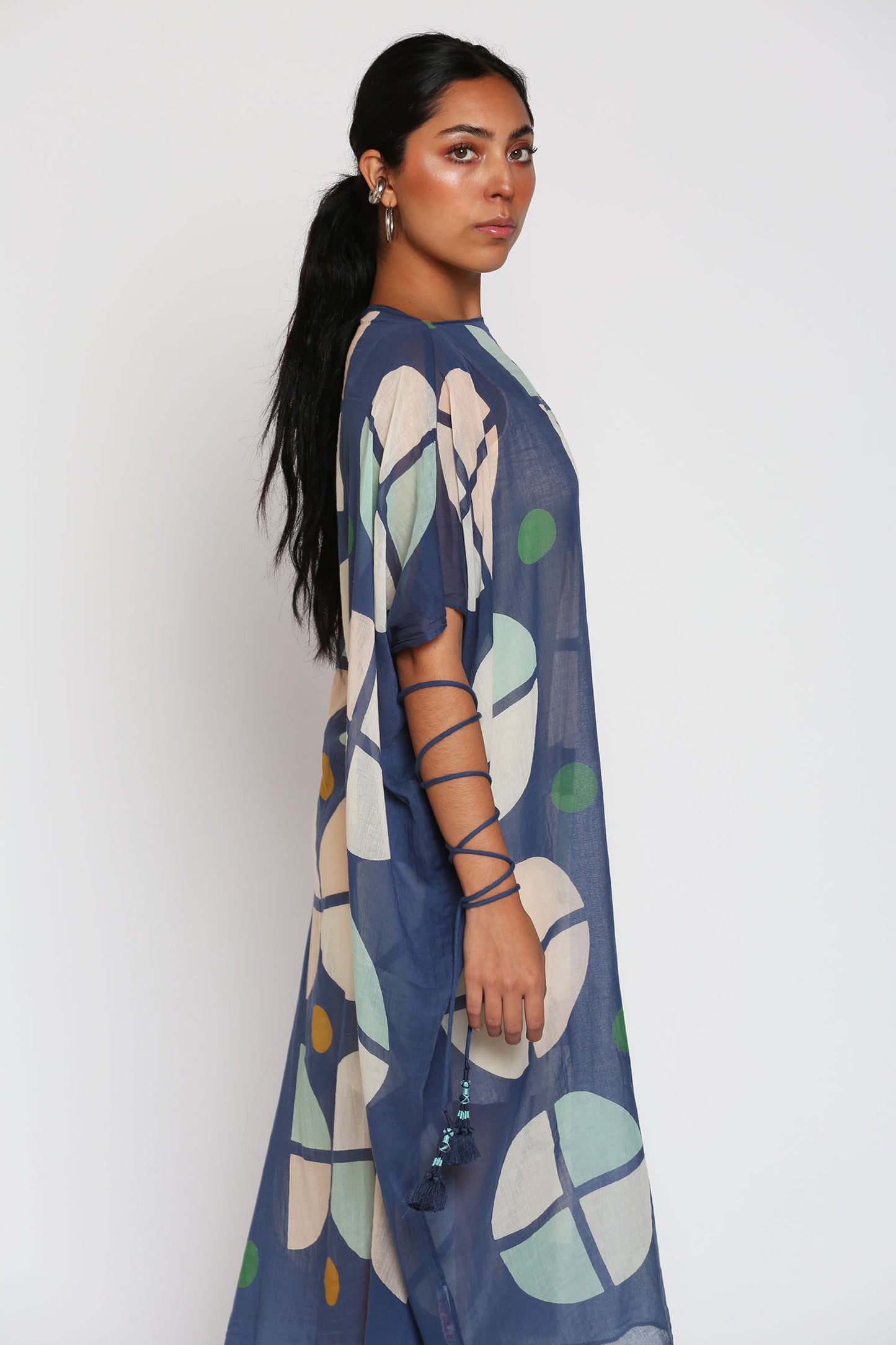 Synaethesia Kaftan Indigo