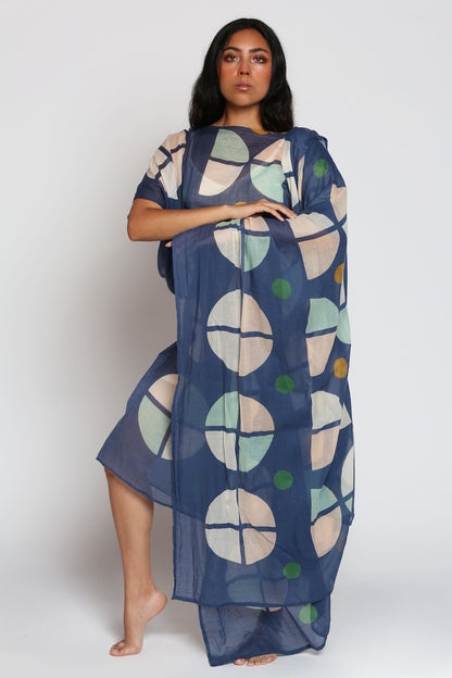 Sarong Synaethesia Indigo