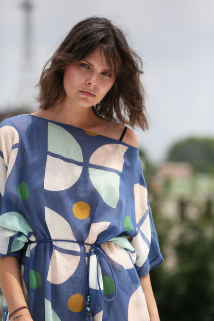 Synaethesia Kaftan Indigo