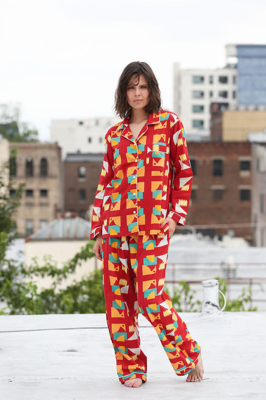 Mint Long Pajama´s Red