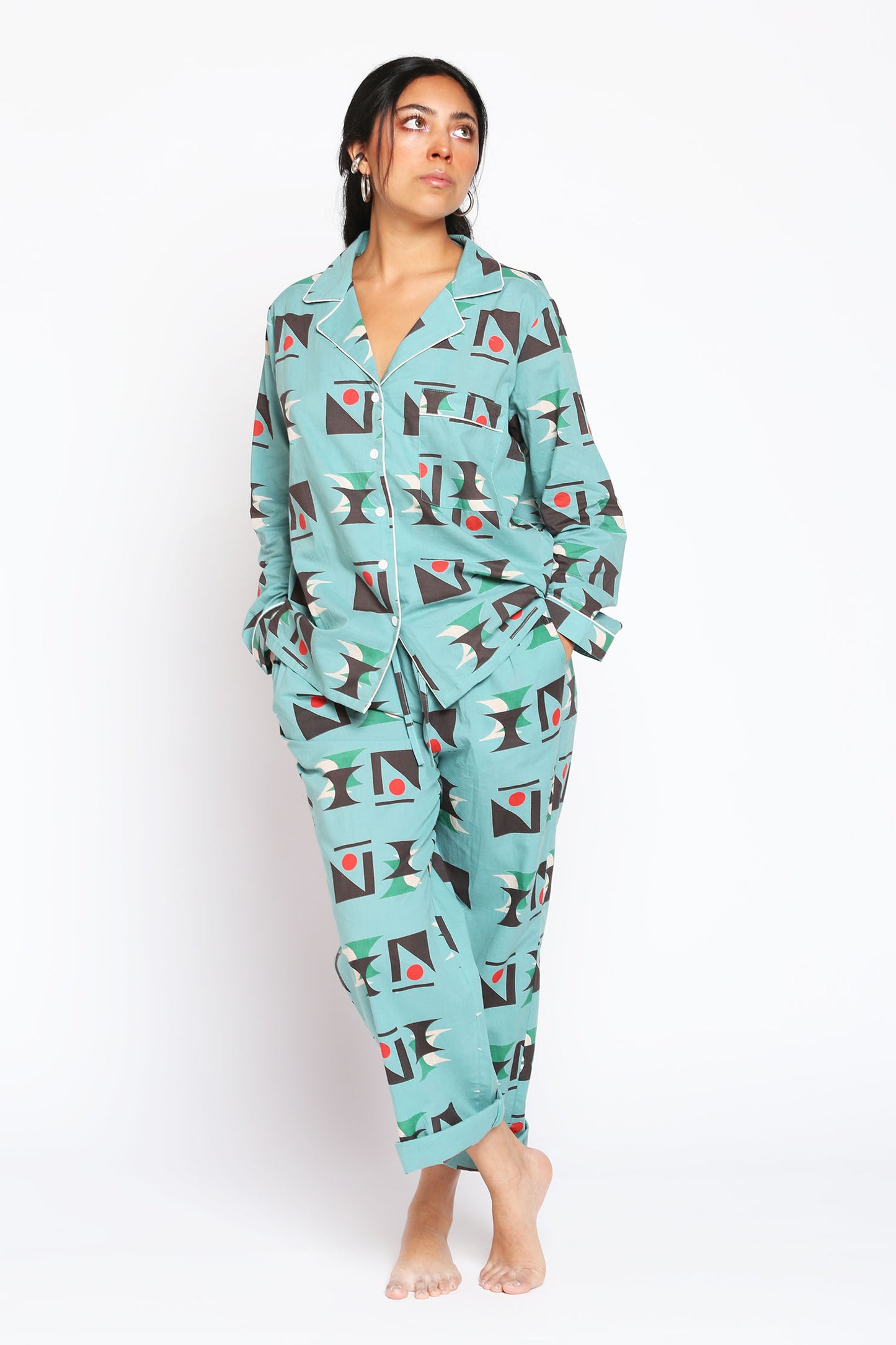 Teal Long Pajama's