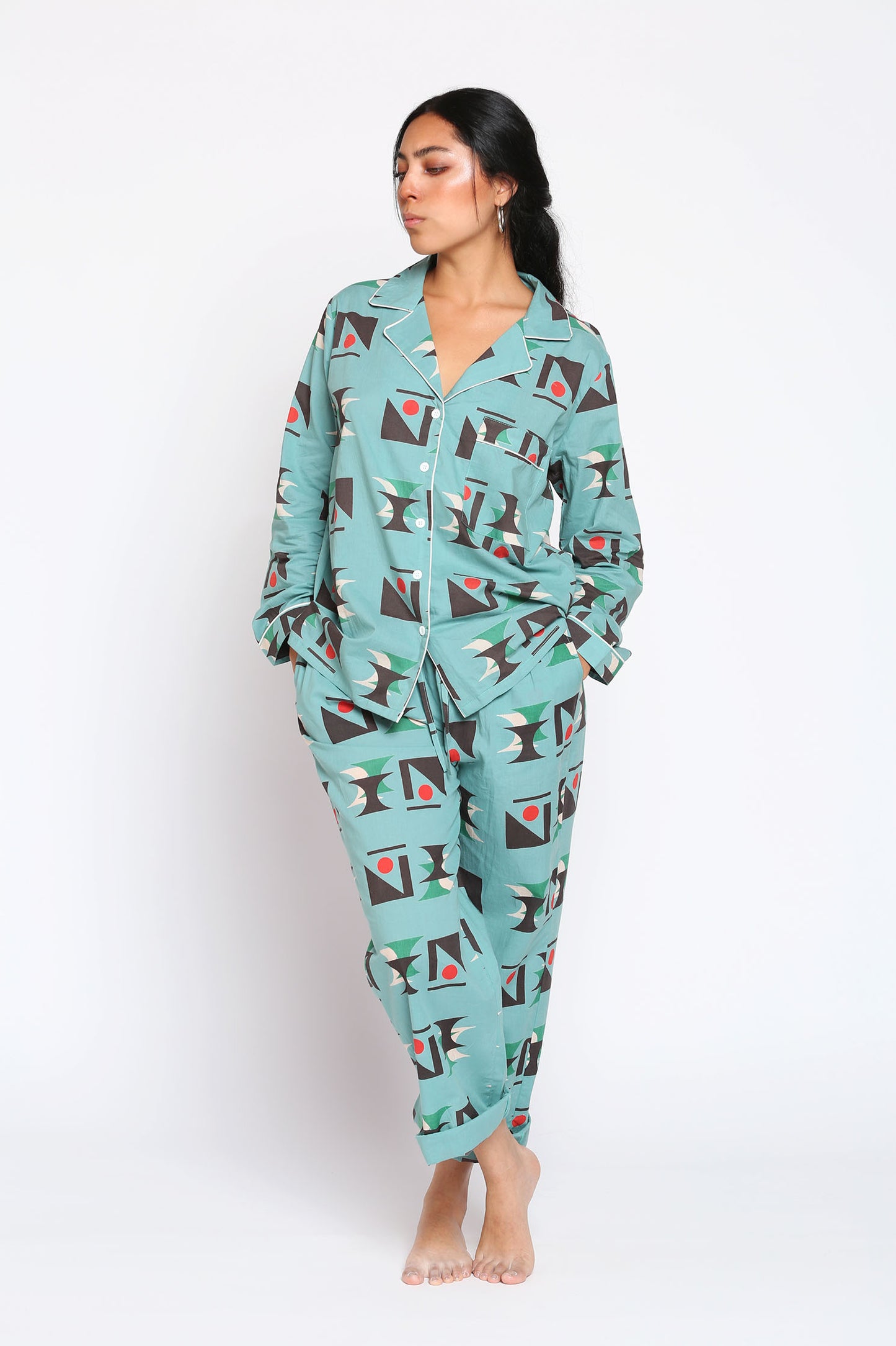 Teal Long Pajama's