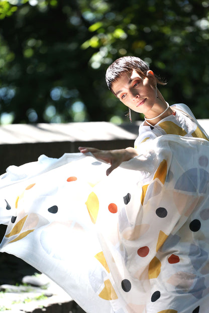 Synaethesia Kaftan White